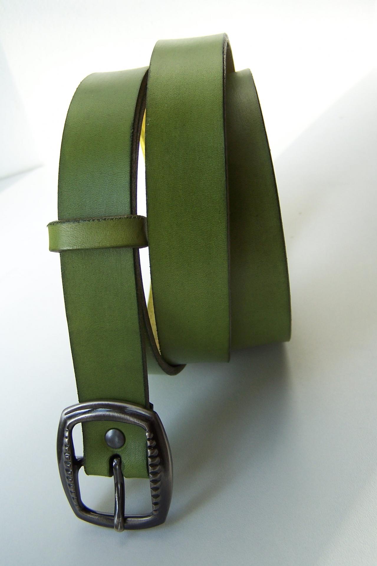 ceinture verte pleine fleur  tannage végétal