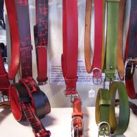 ceintures couleurs en cuir  sur mesure